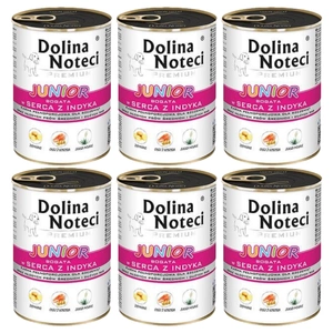 DOLINA NOTECI PREMIUM Junior reich an Truthahnherzen 6x400g