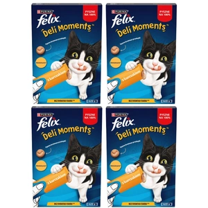 Felix Deli Moments Cremige Katzensnacks mit Huhn 4x(4x10g)