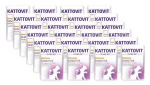 Kattovit Sensitive Huhn+Indika 24x85g Beutel