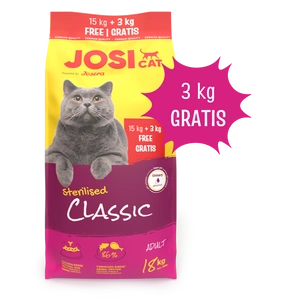 JOSERA JosiCat Classic Sterilisiert 15+3kg