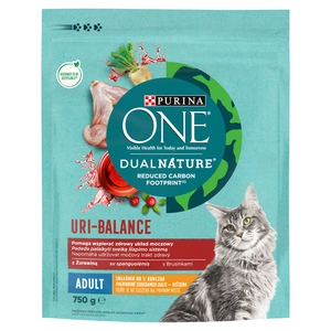 Purina One Dual Nature Spirulina Katzenfutter für Erwachsene mit Huhn 750g