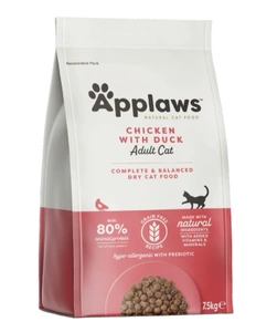 Applaws Katzentrockenfutter - Huhn mit Ente und Gemüse 7,5 kg
