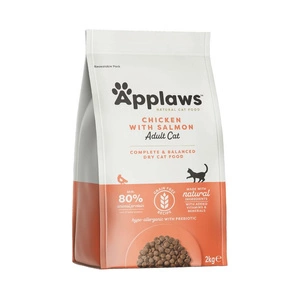 Applaws Adult Huhn mit Extra Lachs Trockenfutter für Katzen 2kg