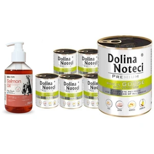 Dolina Noteci Premium Gans mit Kartoffeln 6x800g + LAB V Lachsöl 250ml