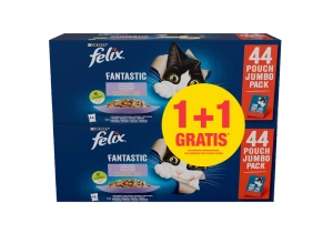 Felix in Gelee MEAT MIX Tütchen 44x85g 1 +1 FREE