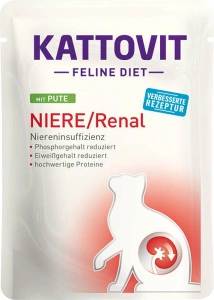 Kattovit Niere/Renal Truthahn 85g-Beutel
