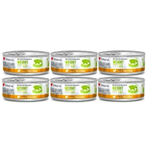 Disugual Nassfutter für Katzen Veterinary WEIGHT Truthahn (Erwachsene) 6x85g