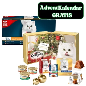 Purina Gourmet Perle Mini Filets in Sauce Katzenfutter 60x85g + Adventskalender GRATIS!