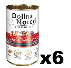Dolina Noteci - PREMIUM Junior reich an Rinderherzen 6x400g
