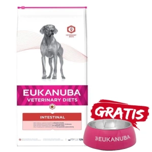 EUKANUBA Veterinary Diets Intestinal 12kg + Hundenapf GRATIS!