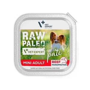 Vetexpert RAW PALEO PATE MINI adult beef 150g - Rindfleischschale