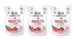 BRIT CARE Dog Crunchy Cracker Insects rich in Lamb 3x200g