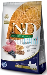Farmina N&D Ancestral Grain canine LAMB & BLUEBERRY ADULT MINI 7kg
