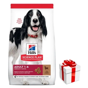 HILL'S SP Science Plan Canine Adult Mittlere Rassen Lamm und Reis 14kg + Überraschung für den Hund