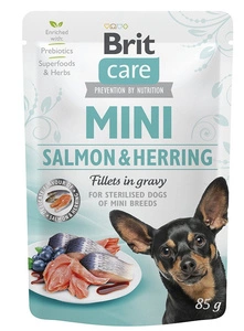 Brit Care Mini Lachs- & Heringsfilets in Soße 85g