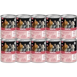 PetRepublic Stücke in Sauce mit Garnelen 10x400g für Katzen