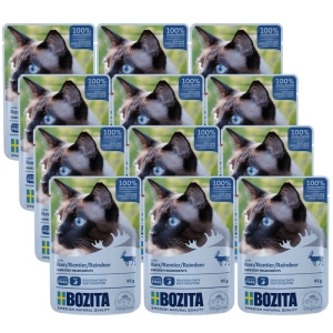BOZITA Rentier-Wackelpudding-Stücke (Tütchen) 12x85g