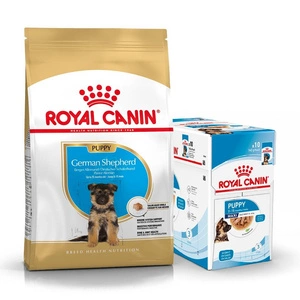 ROYAL CANIN German Shepherd Junior 12kg + Nassfutter GRATIS!