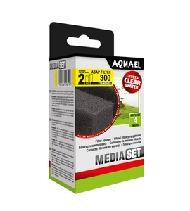 AQUAEL Schwammfilterpatrone ASAP 300 STANDARD 2 Stück