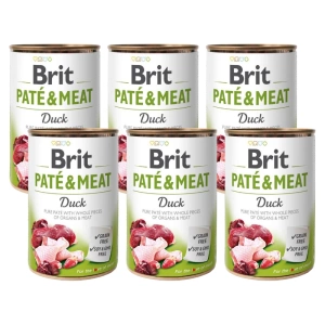 BRIT PATE & MEAT DUCK  6 x 400g