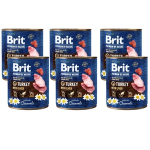 Brit Premium by Nature Pute mit Leber 6x800g
