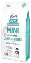 BRIT CARE Mini Grain-Free Light&Sterilised 2kg