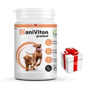 VETOQUINOL Caniviton Protect Nahrungsergänzungsmittel für Hunde 198g (90 Tabletten) + Überraschung für den Hund