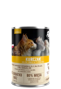 PetRepublic Stücke in Sauce mit Huhn (steril) 400g für Katzen