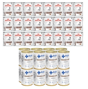 ENZO VET Darm-Diät mit Erkrankungen des Verdauungstraktes mit Lamm für Hunde 16x400g + ROYAL CANIN Gastro Intestinal GI25 24x400g