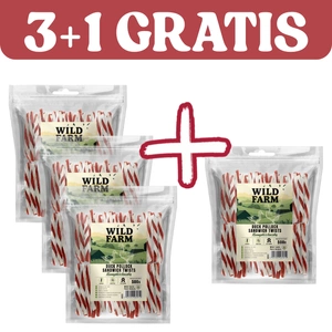 WILD FARM Enten-Sandwich 500g Hundeleckerli- 3+1 Gratis