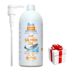 Brit Care Lachsöl 1000ml + Überraschung für den Hund