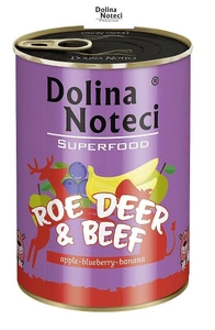 DOLINA NOTECI PREMIUM SUPERFOOD Rehe und Rindfleisch 12x400g