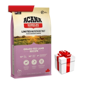 ACANA SINGLES Grasgefüttertes Lamm Hund 11.4kg + Überraschung für den Hund