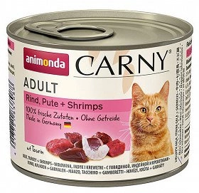 Animonda Cat Carny Adult Rind, Pute und Shrimps 200g