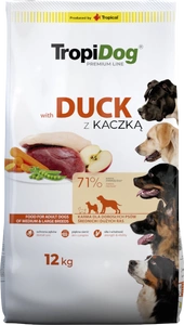 TROPIDOG Premium adult medium & large breed Ente mit Reis 12kg