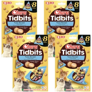 INABA Katze Churu Leckerbissen - Thunfisch 4x(8x12g)
