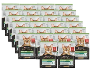 Purina Pro Plan Sterilisiert mit Rindfleisch für Katzen 26x85g