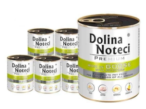 Dolina Noteci Premium Gans mit Kartoffeln 6x800g + Deckel für 800g-Dose GRATIS!