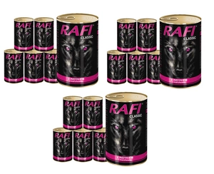 Rafi Classic mit Pute und Karotten in Sauce 18x1240g