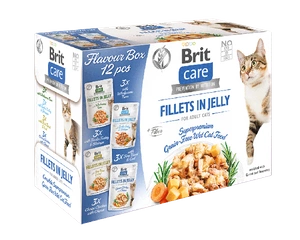BRIT CARE Katzenfilets in Gelee-Mischung 12x85g