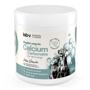 Lab-v Calciumcarbonat - Natürliche Calciumquelle für Hunde und Katzen 250 g