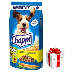 CHAPPI 9kg - Hundetrockenfutter mit Geflügel und Gemüse + Überraschung für den Hund
