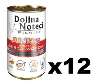 Dolina Noteci - PREMIUM Junior reich an Rinderherzen 12x400g
