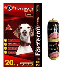 Forzecan Energy 51% Fleisch GMO-frei 20kg + Hektor Geflügelfutter 900g GRATIS