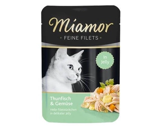 Miamor Feine Filets - Katzennassfutter Thunfischfilets mit Gemüse 100g