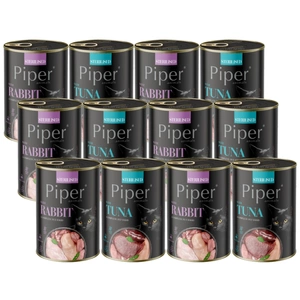 DOLINA NOTECI Piper für sterilisierte Katzen mit Thunfisch/Kaninchen 12x400g