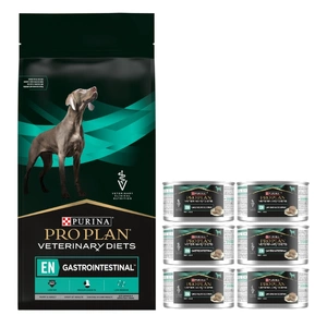 Purina Pro Plan Veterinary Diets Gastrointestinal 12kg + PURINA Veterinary 6x195g