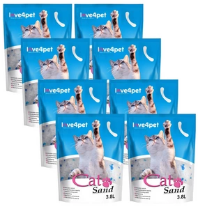 Cat Sand Silikon Katzenstreu 8x3,8l