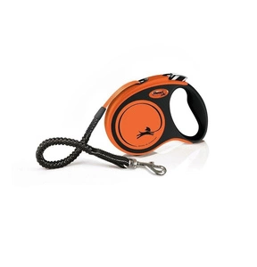 FLEXI XTREME orange Leine S 5m bis zu 20kg- Gurt
