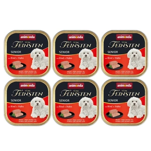 Animonda Dog Vom Feinsten Senior Rind und Geflugel 6x150g